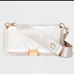 A New Day Cream Crossbody Bag